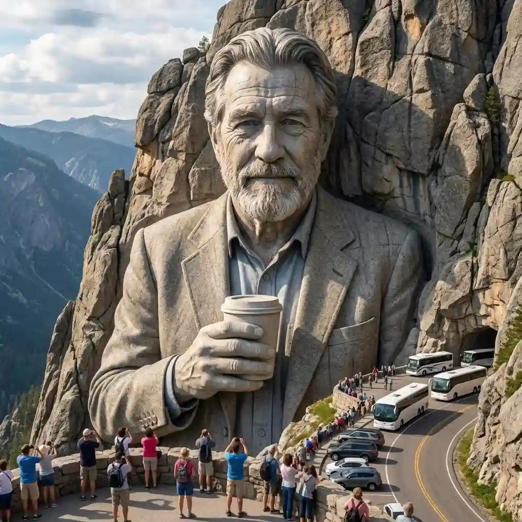 Ultra Realistic Mountain Sculpture