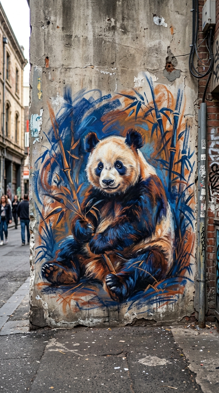Arte Mural de Giz Pastel