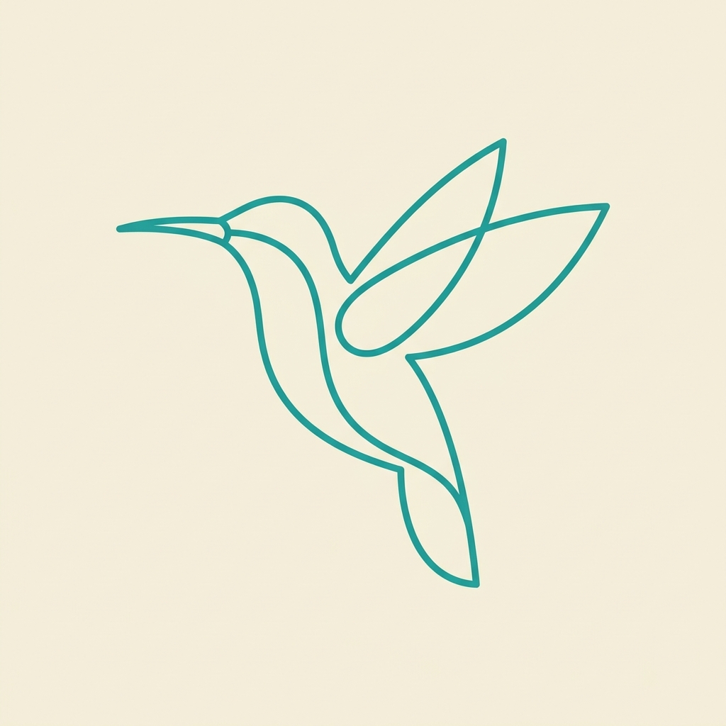 Arte de Linha Vetorial Minimalista