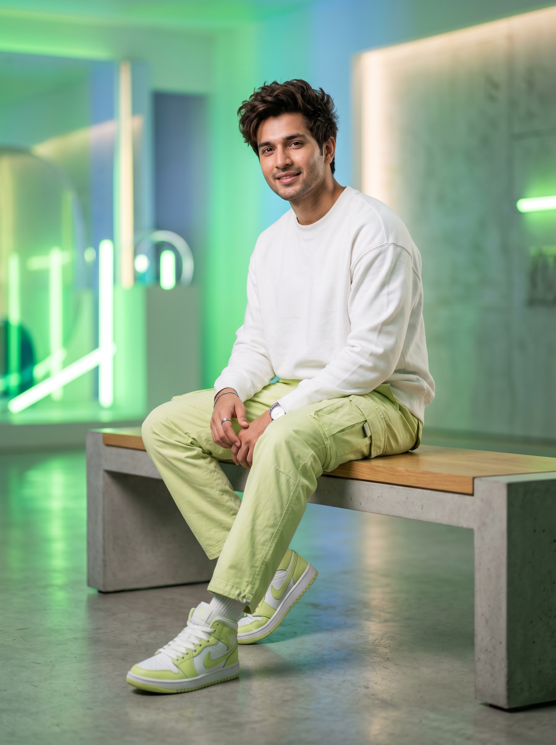 Ultra-Realistic Fashion Studio Portrait
