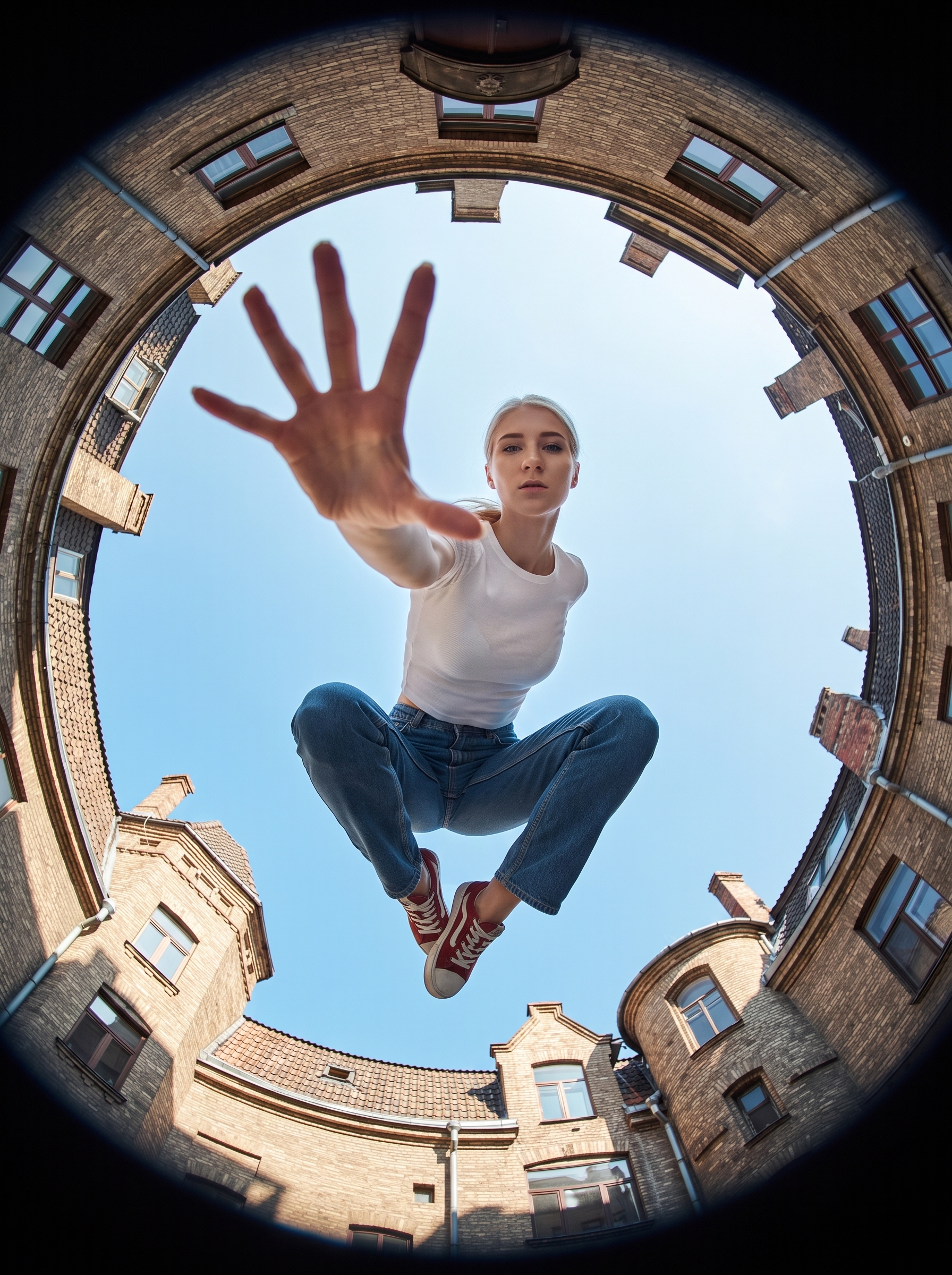 Fisheye Urban Action Photography